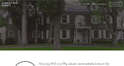 Desktop Screenshot of murrayhillevents.com